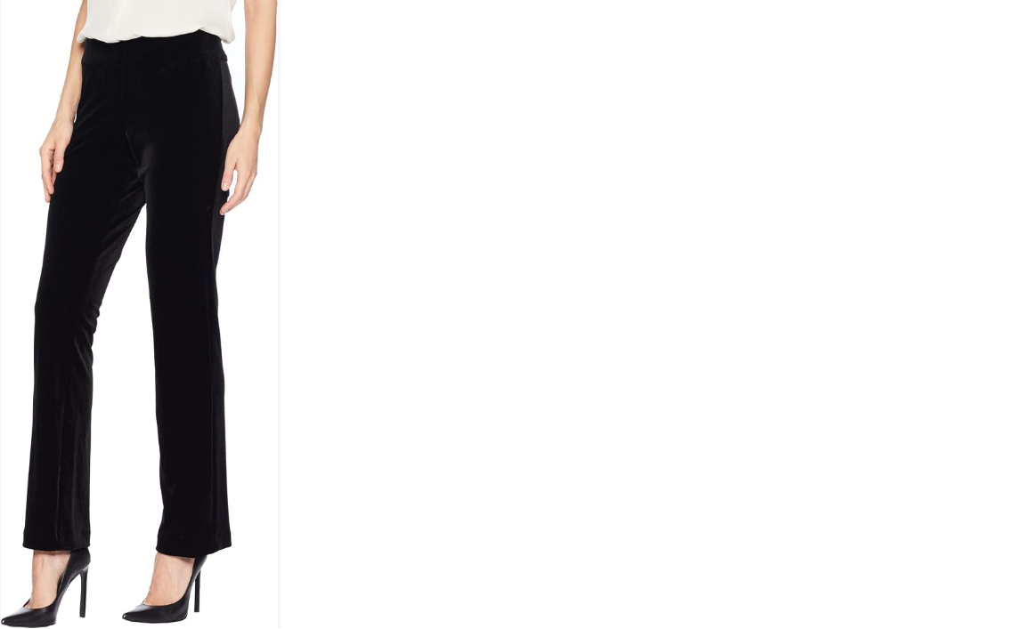 Krazy Larry V7200 Velvet Pull on Pant - Black