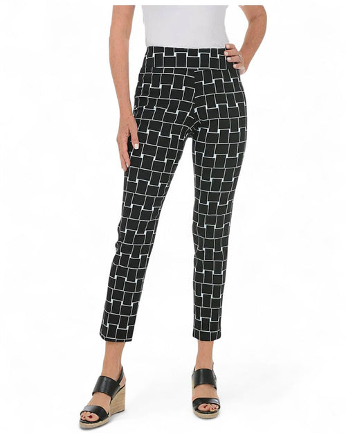 Krazy Larry P507 Pull on Pant - Black Cubed BLACK CUBED / 0 / P507