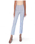 Krazy Larry P507 Pull on Pant - White Multi Stripe WHITE MULTI STRIPE / 0 / P507
